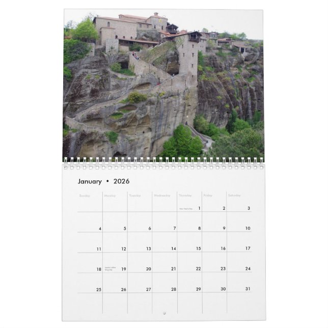 Meteora - Greece Kalender (Jan 2026)