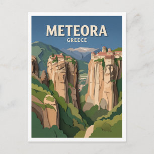 Meteora Kalambaka Griechenland Postkarte