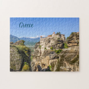 Meteora-Klöster Griechenland, Aquarell Reise