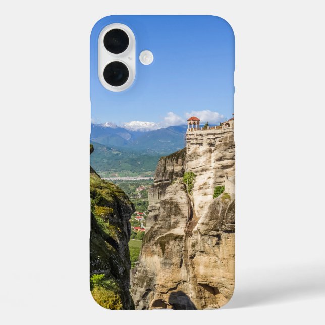 Meteora-Klöster Griechenland – Ikonische Klippense iPhone 16 Plus Hülle (Rückseite)