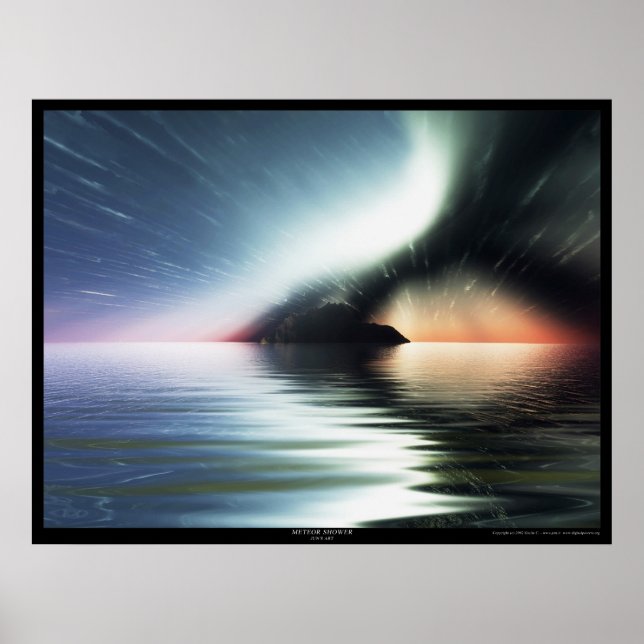 Meteordusche Poster (Vorne)