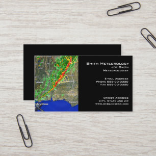 Meteorologe Business Card Visitenkarte