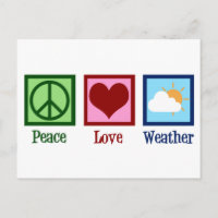 Meteorologe Peace Liebe Weather