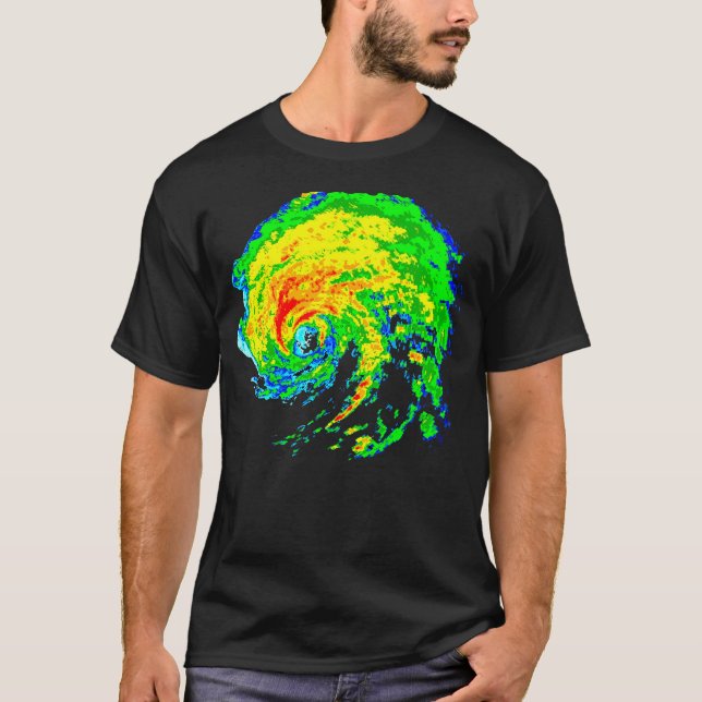 Meteorologe Storm jagen Wetterradar Bild T-Shirt (Vorderseite)
