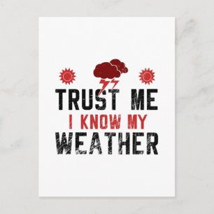 Meteorologie - Ich kenne mein Wetter Postkarte