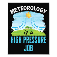 Meteorologie ist ein Hochdruck-Jobwetter