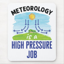 Meteorologie ist ein Hochdruck-Jobwetter