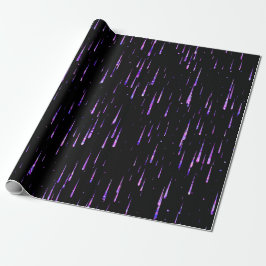 Meteorregen - lila geschenkpapier