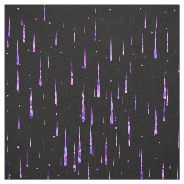 Meteorregen - lila stoff (Muster)