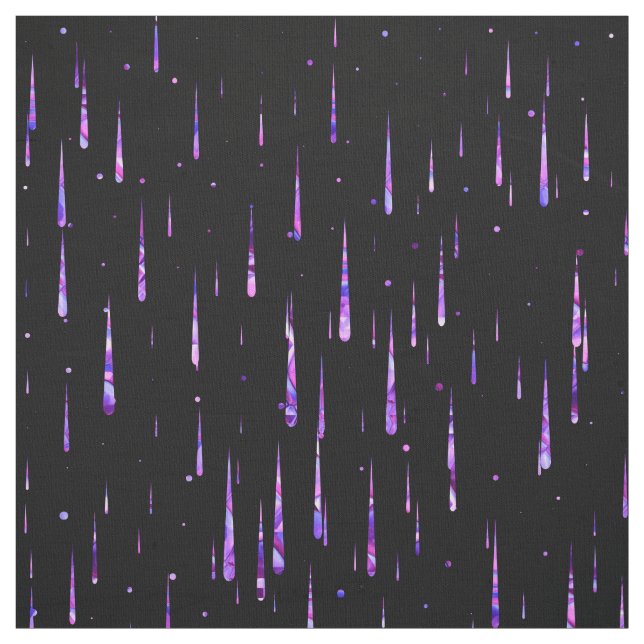 Meteorregen - lila stoff (Muster)