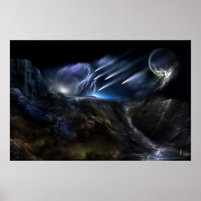 Meteors Poster (Vorne)