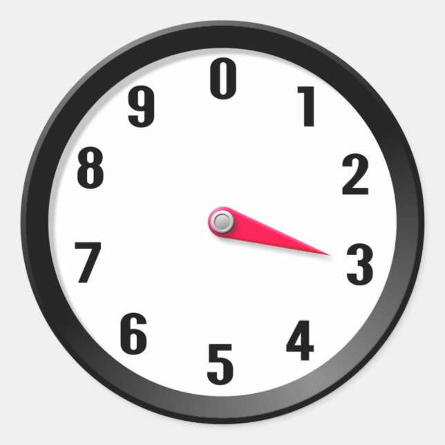 Meter 3 runder aufkleber (Vorderseite)