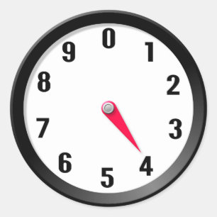 Meter 4 runder aufkleber