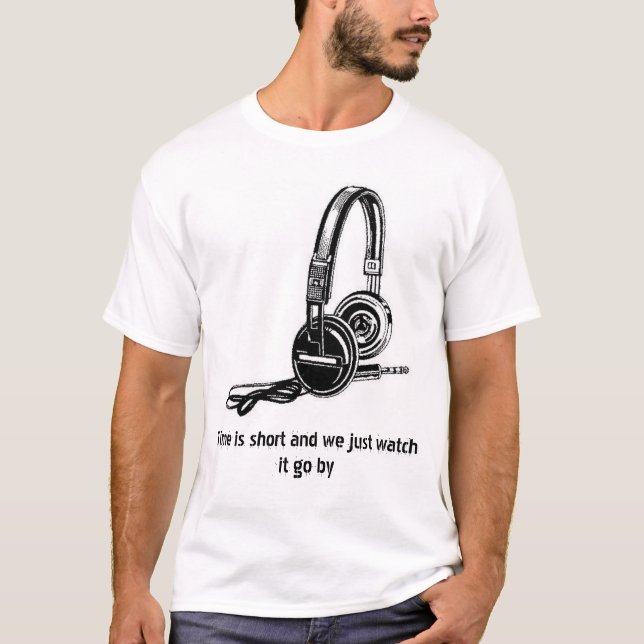 Meter-Mädchenkopfhörer T-Shirt (Vorderseite)