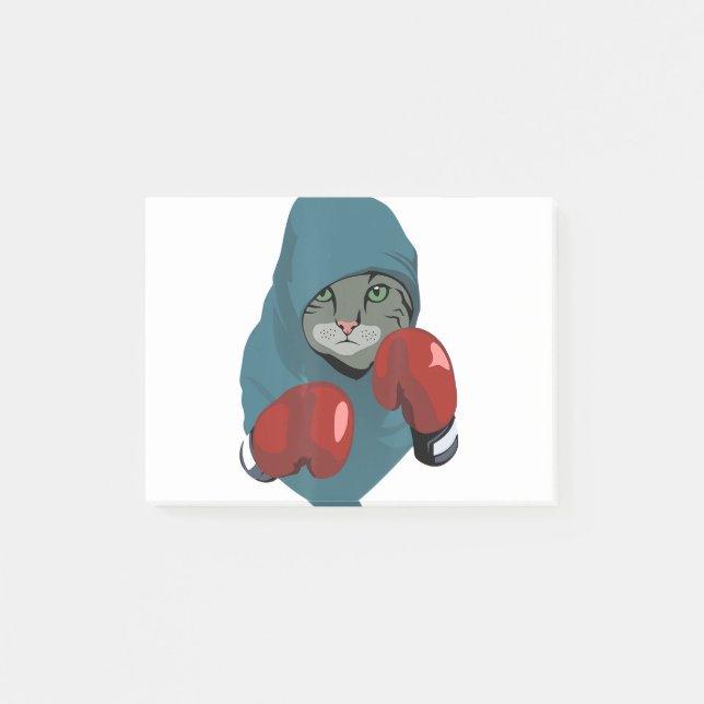 Methan Boxing Post-it Klebezettel (Vorderseite)