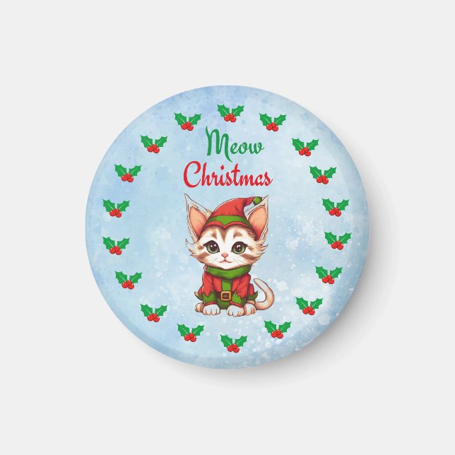 Methan Christmas Magnet (Vorne)