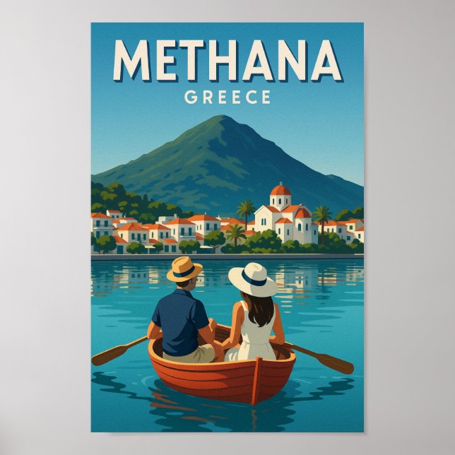 Methana Greece Dreamy Poster (Vorne)