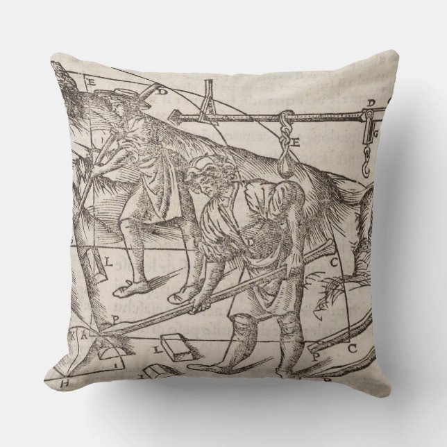 Methoden der Bewegung der Steinblöcke, von 'Di Kissen (Vorderseite)