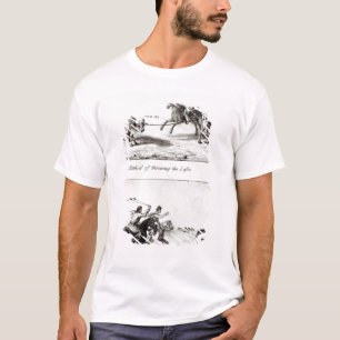 Methoden des Werfens des Lasso und der Kugelketten T-Shirt