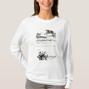 Methoden des Werfens des Lasso und der Kugelketten T-Shirt
