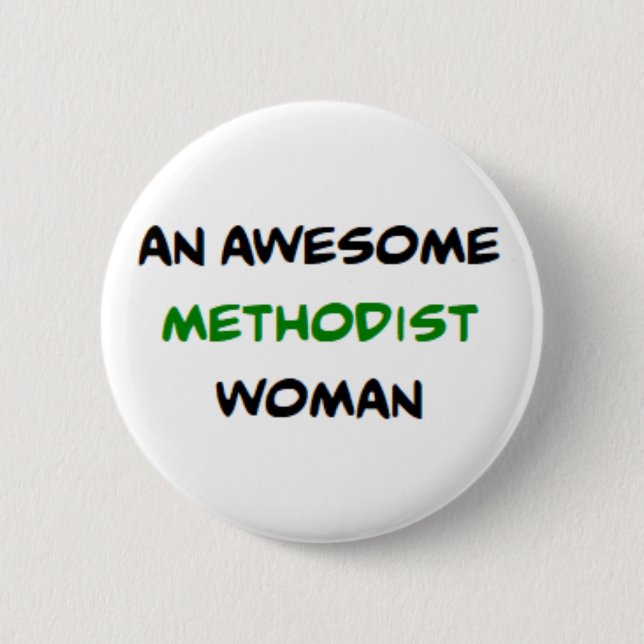 Methodistin, großartig button (Vorderseite)