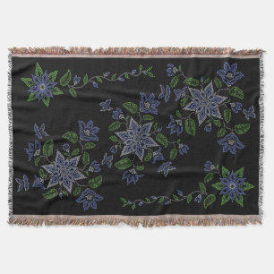 Metis Art Blanket Native BeadingThrow Blankets Decke