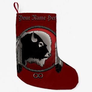 Metis Christmas Strumpf Spirit Buffalo Strumpf Kleiner Weihnachtsstrumpf