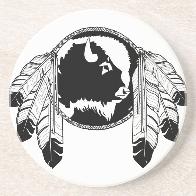 Metis Dessous de verre Premières nations Fierté Ca (Devant)