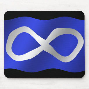 Metis Flag Art Mousepad