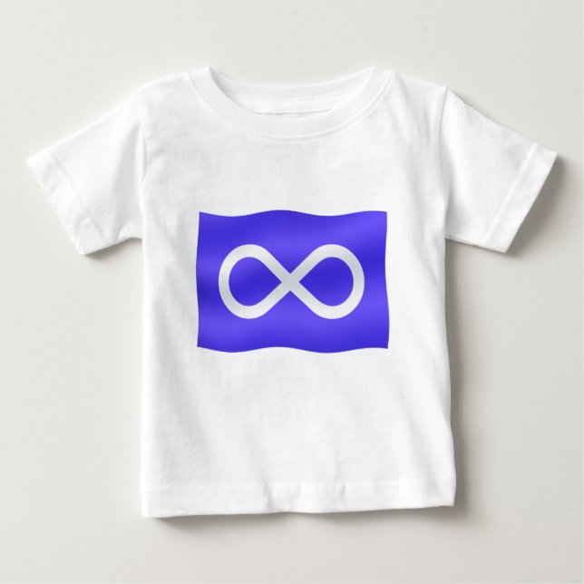 Metis Flag Baby T - Shirt First Nation Baby Shirt (Vorderseite)