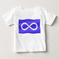 Metis Flag Baby T - Shirt First Nation Kinderkind
