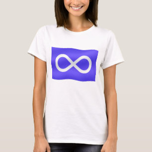 Metis Flag Women's Tee Shirt First Nation T - Shir
