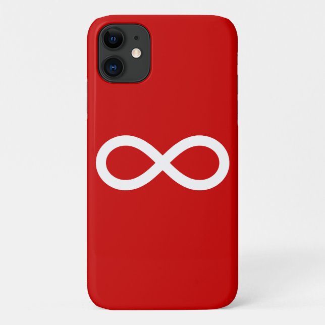 Metis-Flagge, Métis-Flagge Case-Mate iPhone Hülle (Rückseite)