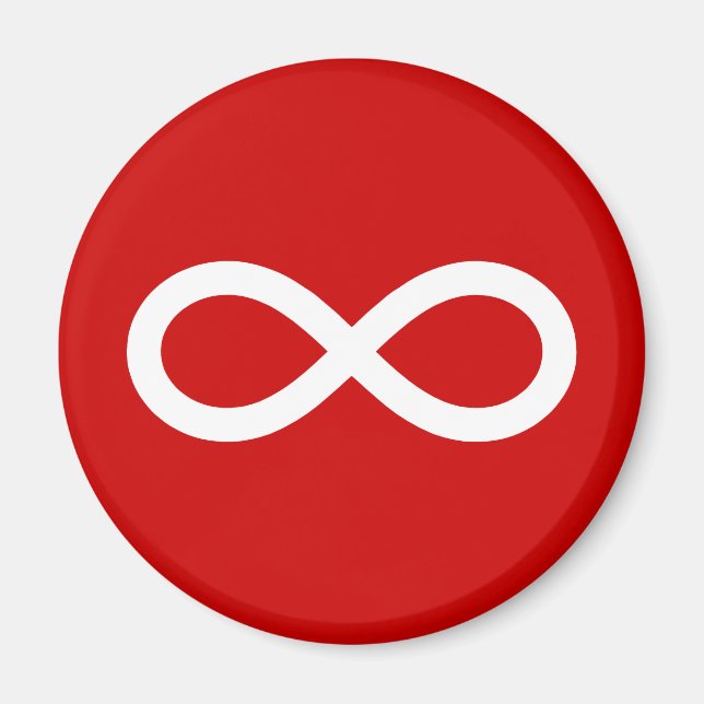 Metis-Flagge, Métis-Flagge Magnet (Vorne)