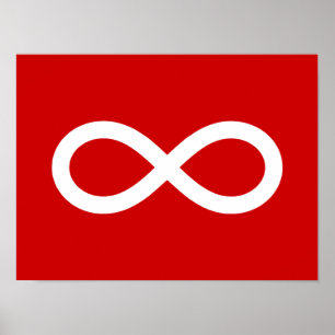 Metis-Flagge, Métis-Flagge Poster