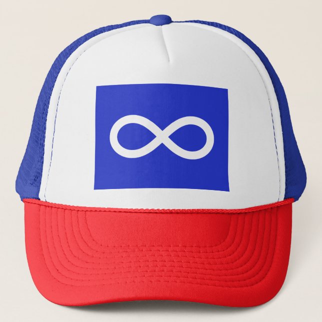 Metis-Flagge, Métis-Flagge Truckerkappe (Vorderseite)