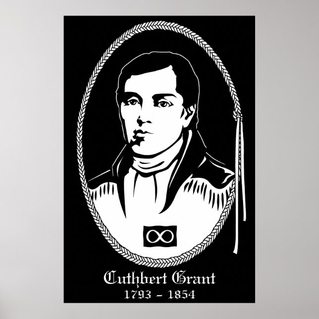 Metis Hero Poster Cuthbert Grant Prints Posters (Vorne)