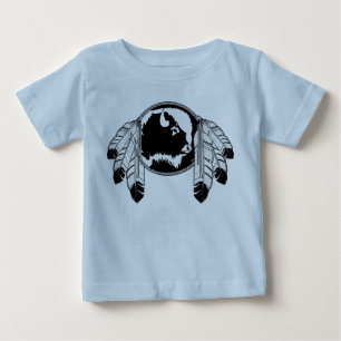 Metis Kleinkind Shirt Native Wildlife Art Baby Shi