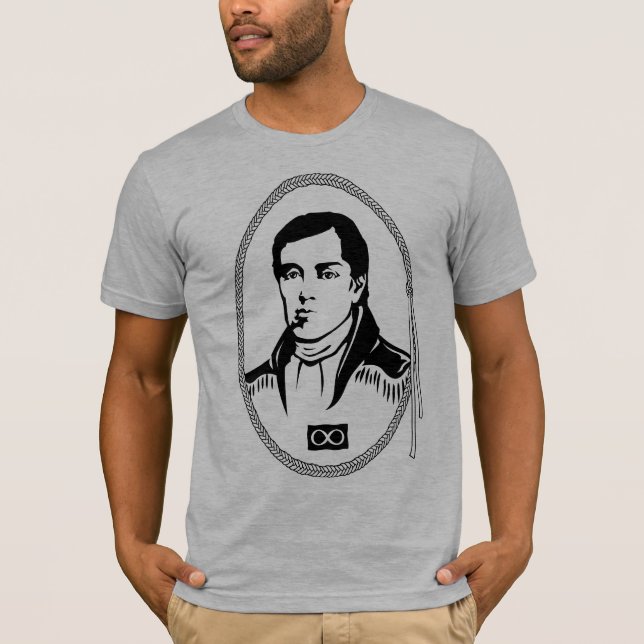 Metis Nation Jerseys Cuthbert Grant Metis T - Shir T-Shirt (Vorderseite)
