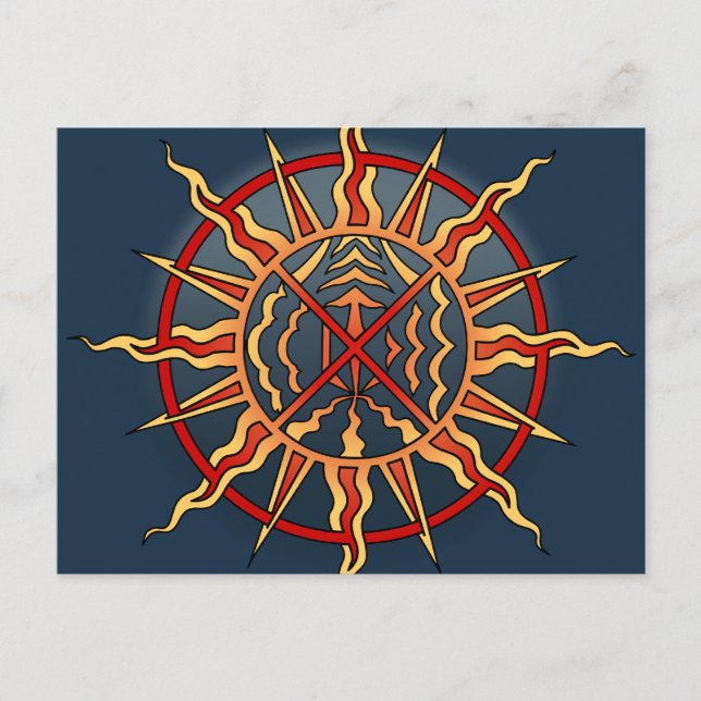 Metis Nation Postkarten Spirituelle Kunst Karten (Vorderseite)