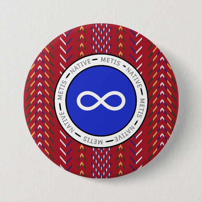 Métis Native Art Button (Vorderseite)