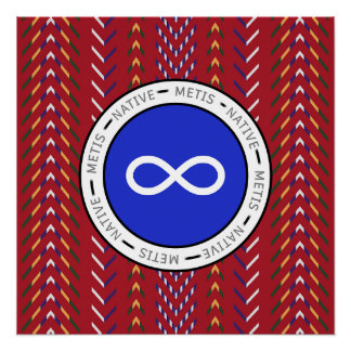 Métis Native Art Poster