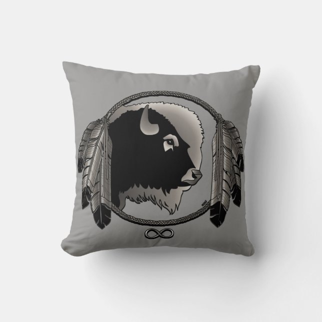 Metis Pillow Personalisiert Native Art Pillows Kissen (Vorderseite)