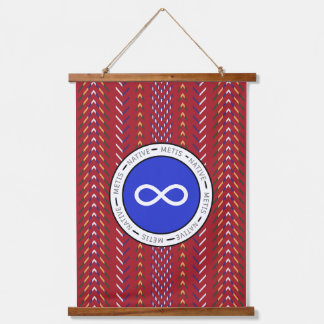 Métis-Ureinwohner Wandteppich Mit Holzrahmen
