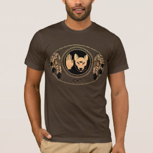 Metis Wolf-Shirt-Stammes- Aufstands-Flaggen-T - T-Shirt