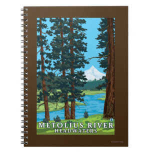 Metolius River Headwater, Oregon Notizblock