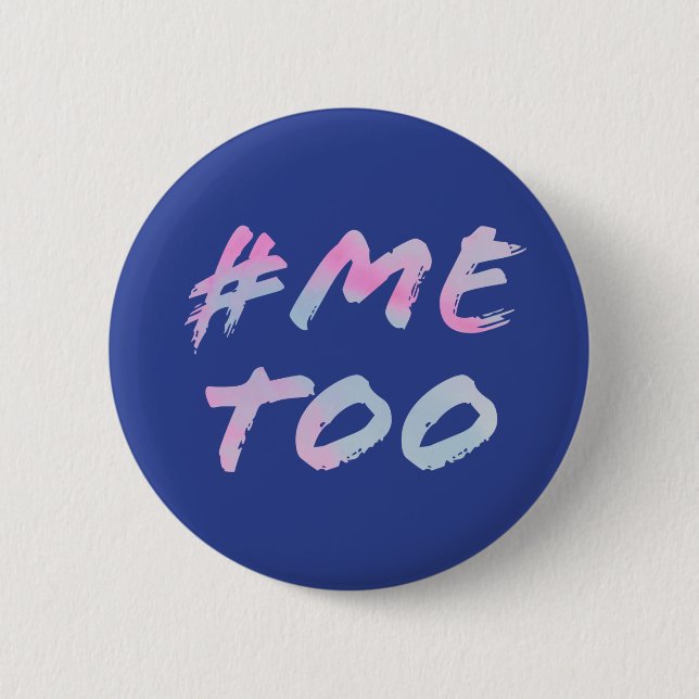 #MeToo Feminist Round Button (Vorderseite)