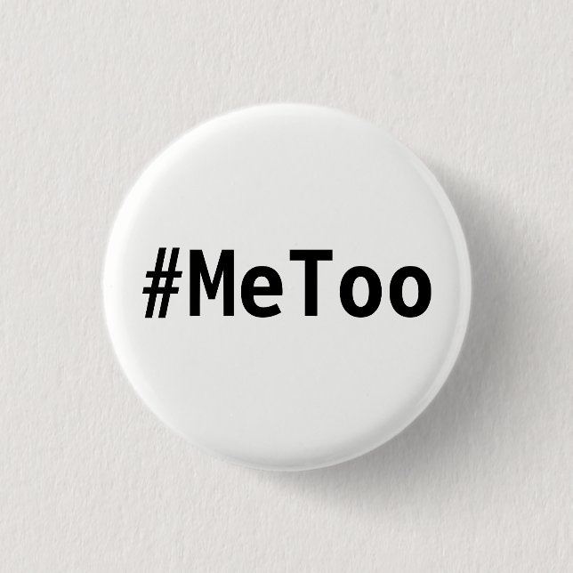 #MeToo Knopf Button (Vorderseite)