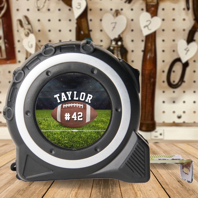 Mètre Ruban American Football Field Name Team Jersey Numéro (American Football Field Name Team Jersey Number Tape Measure)