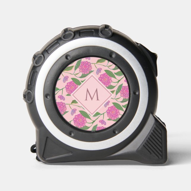 Mètre Ruban Aquarelle rose mignonne Liberty Motif Floral Fille (Recto)